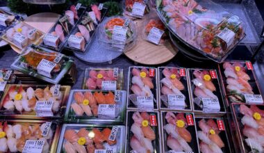 Some supermarket Sushi in Tokyo