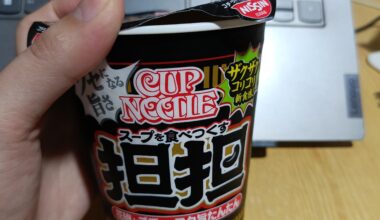 Not sure if cup noodles belong here but...