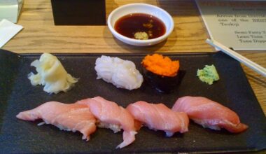 My lunch at Sushi Kyotatsu in Nartita (my photos, not stolen from Trip Advisor)