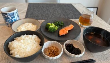 [homemade] Simple Japanese home meal