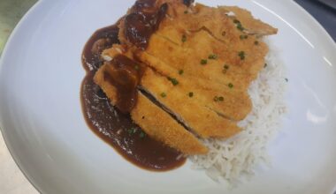 Chicken katsu Hayashi Rice style...