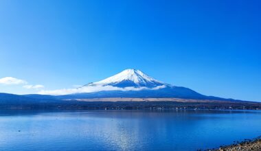 Lake Yamanaka last week
