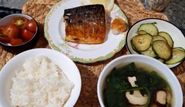 mackerel set for dinner