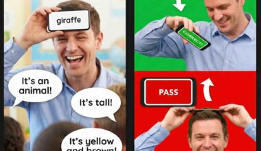 I wanted a "Heads Up" style game for my ESL classes, but with the option to use my own vocabulary lists for review. So I made one myself!