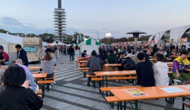 Ramen festival. Komazawa Park, Tokyo