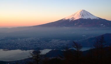 Mount Fuji at dawn