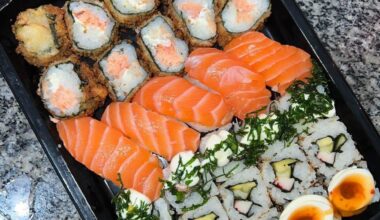 Sometimes all you need to do is order 30 pieces of sushi and eat them by yourself