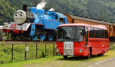 Thomas the Tank Engine runs in Japan