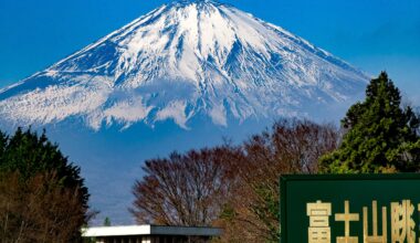 Mt. Fuji on a clear day