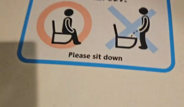 They want the men to sit, too.