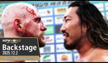 Gabe Kidd & Yota Tsuji Interaction (World Tag League 2025)