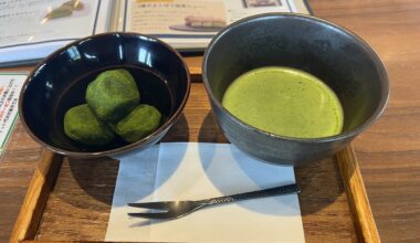 All the matcha stuff I had in my trip across Japan! One of them is an impostor, can you spot which? (answer and sources in comments)