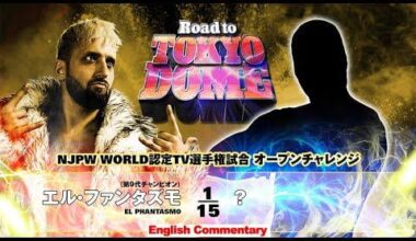 El Phantasmo vs Ryusuke Taguchi: NJPW World Television Championship match, New Japan Pro Wrestling - Road to Tokyo Dome, December 22, 2025