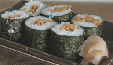 Natto Roll Sushi: The power of Fermented Soybeans in every bite🌿✨