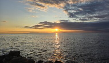 Sunset on Enoshima Island, Japan