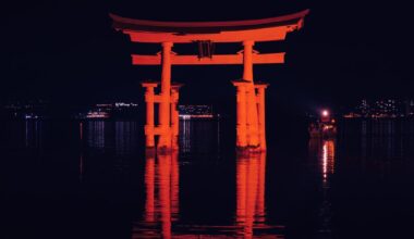 Miyajima in Red