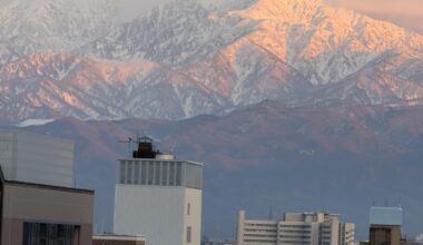 tateyama sunset