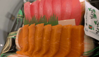 Grocery store sashimi