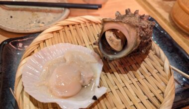 Dinner from a recent trip to Yamaguchi