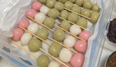 I woke up today and decided to master dango making