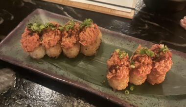 Mouthwatering Crispy Rice at Hiro!!!!