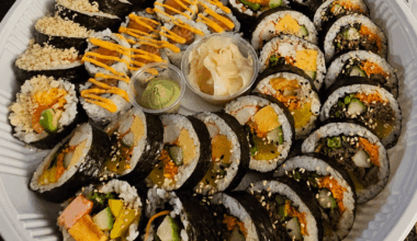 anniversary sushi (and some kimbap)