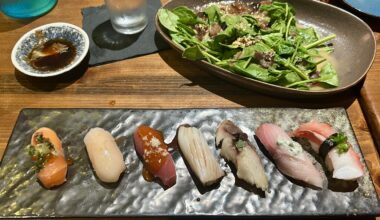 Fan of the “Omakase Nigiri”chef offerings