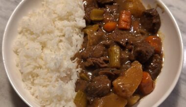 Homemade Japanese Style Curry using Caribou