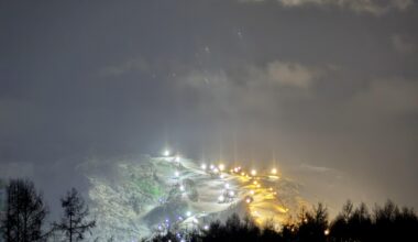 Hirafu this evening.