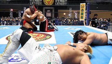 Out of context, it looks like Yoshi and Goto were bullying Despy, but Shuji arrived and beated them down, then gave Despy a comforting hug.