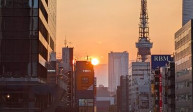 Tokyo Tower and the sunset