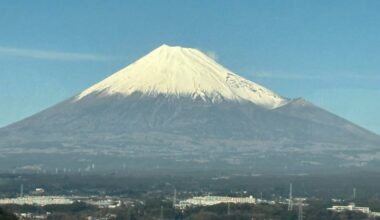 Fujisan from Shinkansen