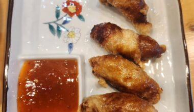 Chicken skin dumplings