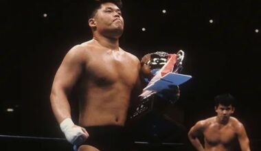 Crazy to think now but Hiroyoshi Tenzan was easily the most pushed and “favored” of the “Third Generation” guys starting out.