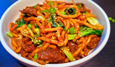 I Made Beef Yaki Udon