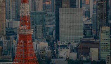 Sunset from the Mori Tower, Tokyo