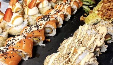Delicious sushi in Wakame, Ibiza