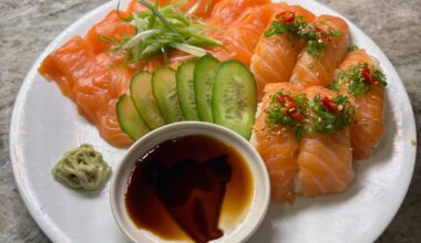 Lil homemade sushi for my wife :)