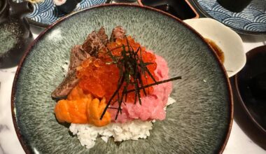 Quality sushi from a restaurant attached to a gas station (Akami - North Carolina)