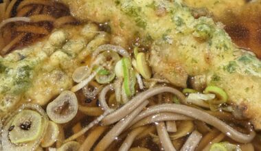 In Japan, we love adding raw egg to hot soba noodles. Would you try this, or is it a pass for you?