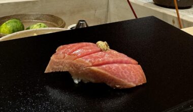 Aged Otoro from Sushi Akira, Tokyo