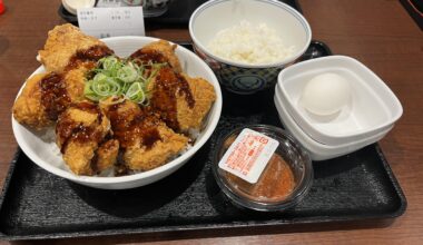 Breakfast at station Nishikujo in Osaka