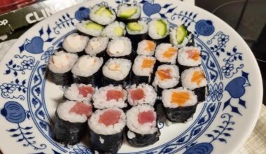 My second attempt at making sushi!