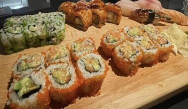 Sushi from Sumosan,  Courchevel