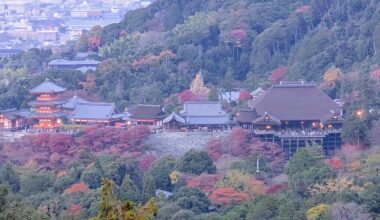 Overall view of Kiyomizu-dera Temple in Autumn, 🇯🇵Kyoto