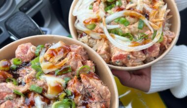 Spicy Hawaiian Poke 𑣲(„• ֊ •„)੭