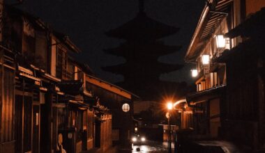 Late Night Rainy Kyoto