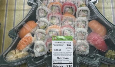 Merry sushi Christmas