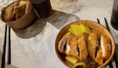 First time making my own chicken katsu curry