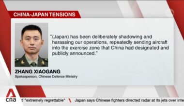 China-Japan tensions: Takaichi says encounters with Chinese jets 'extremely regrettable'